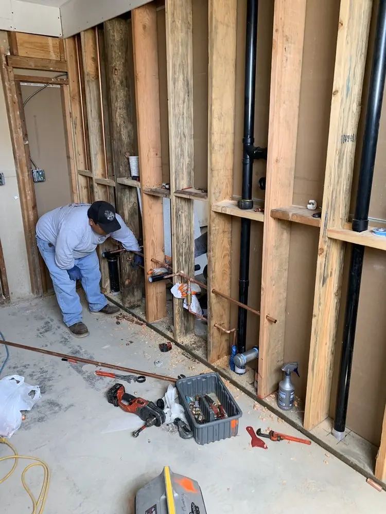 Commercial rough-in plumbing for Water Heater Replacement in Lakewood Ranch